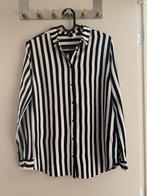 Zwart-wit gestreepte blouse - maat 34 (H&M DIVIDED), H&M, Wit, Ophalen of Verzenden, Zo goed als nieuw