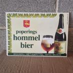 Publiciel Hommel Bier, Ophalen of Verzenden, Gebruikt, Reclamebord, Plaat of Schild, Overige merken