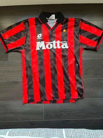 Maillot de football original AC Milan 1993, Sports & Fitness, Football, Taille M, Enlèvement ou Envoi, Utilisé, Maillot