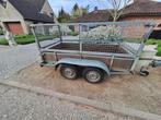 Dubbel asser aanhangwagen, Auto diversen, Aanhangers en Bagagewagens, Ophalen, Gebruikt