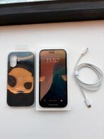 Iphone 16 128 Go noir mat 93%, Avec simlock (verrouillage SIM), 128 GB, IPhone 16, Comme neuf