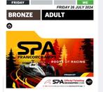 2 places - SPA Francorchamps Grand Prix F1, Tickets en Kaartjes