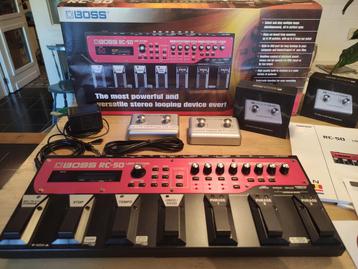 Boss RC-50 + Singular Sound footswitches, Musique & Instruments, Enlèvement ou Envoi, Comme neuf
