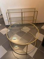 VASAGLE Salontafel rond goud kleur, Huis en Inrichting, Tafels | Salontafels, Ophalen, Rond