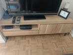 tv kast in mooi eiken hout, of als salontafel, 100 tot 150 cm, Eikenhout, Ophalen of Verzenden, Zo goed als nieuw
