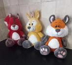 Knuffel bosdieren Eekhoorn, vos, egel en hert, Kinderen en Baby's, Speelgoed | Knuffels en Pluche, Ophalen of Verzenden, Zo goed als nieuw