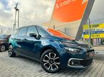 Citroen C4 SPACE TOURER 1.5HDI 139000 km AUTOMAAT EURO 6d, Auto's, Citroën, 4 cilinders, Blauw, 7 zetels, Leder