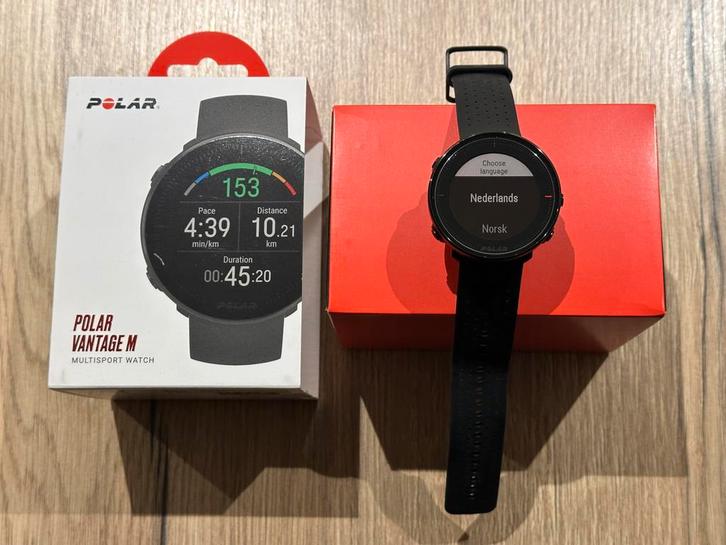 Polar Vantage M 2021, Bijoux, Sacs & Beauté, Montres de sport, Utilisé, Android, Noir, Distance, Bandage calorique, État, GPS
