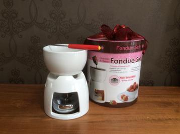 Fondue set chocolade nieuw