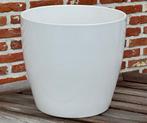 bloempot geëmailleerd - diam. 25 cm - h. 23 cm - nieuwstaat, Tuin en Terras, Ophalen, Rond, Terracotta, Balkon