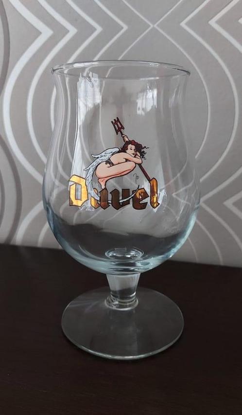 Duvel glas 'hopduivelin', Verzamelen, Glas en Drinkglazen, Bierglas, Ophalen of Verzenden