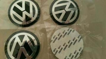 Autocollants/logos pour couvre-jantes VW, diamètre 65 mm