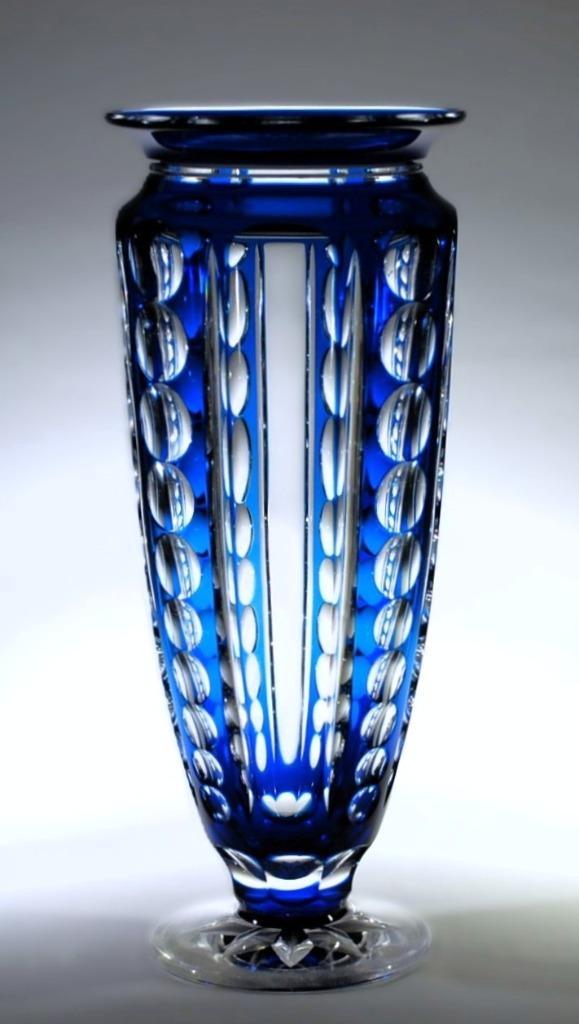 Val Saint Lambert - Vase Florence - VSL, Antiek en Kunst, Antiek | Glaswerk en Kristal, Ophalen of Verzenden