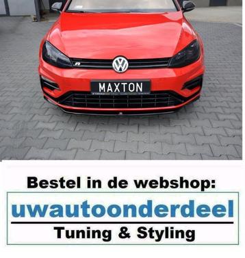Maxton Spoiler Lip Splitter Geschikt Voor VW Golf 7 R R20 Fa