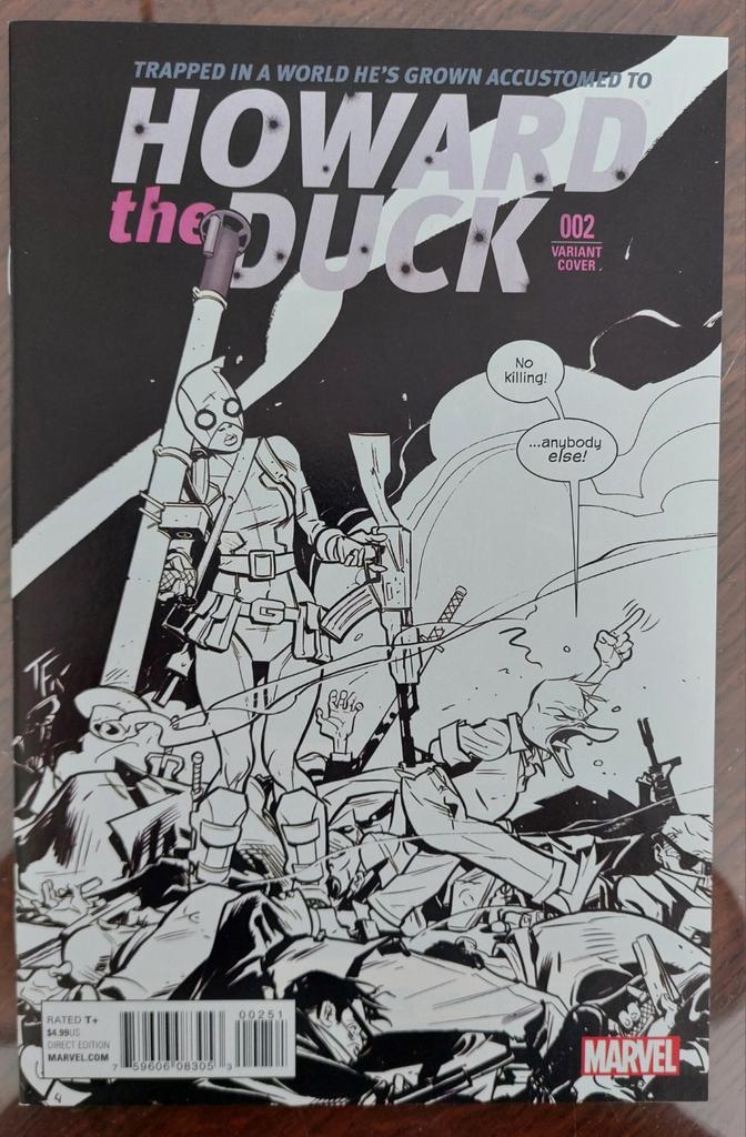 Howard The Duck 2 Variant Edition Marvel Comics Gwenpool, Boeken, Strips | Comics, Nieuw, Eén comic, Amerika, Ophalen of Verzenden