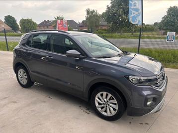 Volkswagen T-Cross 1.0 benzine bj 2022 met 66000 km, Euro 6, Entreprise, Boîte manuelle, 5 portes