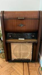 Antieke/vintage platenspeler en radio, Antiek en Kunst, Antiek | Tv's en Audio, Ophalen
