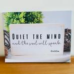Canvas 30cm x 40cm met Buddha spreuk, Ophalen, Zo goed als nieuw