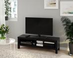 Meuble TV IKEA noir et marron, Maison & Meubles, Comme neuf, 100 à 150 cm, 25 à 50 cm, Modern