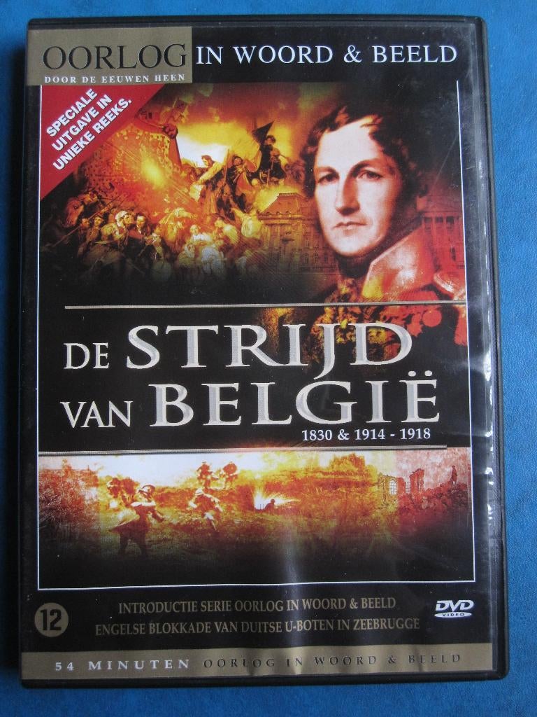 De strijd van België, Cd's en Dvd's, Dvd's | Documentaire en Educatief, Zo goed als nieuw, Oorlog of Misdaad, Vanaf 12 jaar, Ophalen of Verzenden