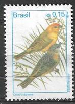 Brazilie 1995 - Yvert 2257 - Zangvogels - Saffraangors (ST), Timbres & Monnaies, Timbres | Amérique, Affranchi, Envoi
