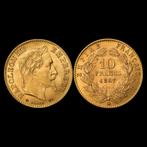 Zeldzame gouden munt van Napoleon III - 10 frank, 1867, Verzenden, Frankrijk, Goud