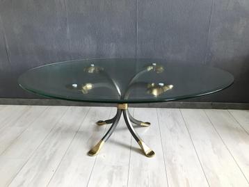 Manfred Bredohl Salontafel In Messing en Ijzer beschikbaar voor biedingen