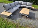 Loungeset aluminium wit met bijhorende kussens, Tuin en Terras, Ophalen, Zo goed als nieuw, Aluminium, Loungeset