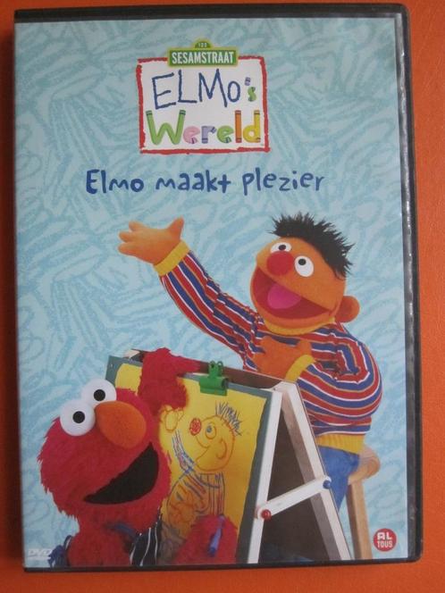 Elmo maakt plezier, Cd's en Dvd's, Dvd's | Kinderen en Jeugd, Zo goed als nieuw, Tv fictie, Poppen, Alle leeftijden, Ophalen of Verzenden