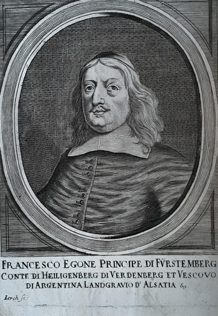 gravure - Frans Egon van Fürstenberg-Heiligenberg, Antiquités & Art, Art | Eaux-fortes & Gravures, Enlèvement ou Envoi