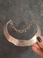 Collier rigide Biche de bere argent, Enlèvement ou Envoi, Comme neuf, Argent, Argent