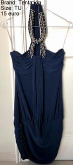 Donkerblauw kleedje Tentation TU (XS), Blauw, Nieuw, Ophalen of Verzenden, Tentation