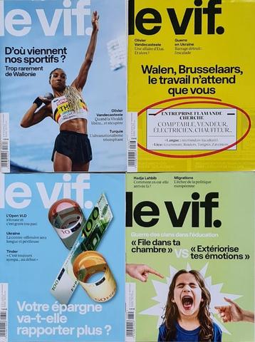 Le Vif tijdschriften, Boeken, Ophalen, Gelezen, Overige typen