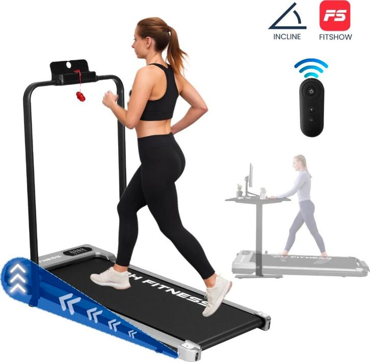 PH Fitness Loopband CR-B1FS – 8 km/u, Incline, Opvouwbaar, Sports & Fitness, Équipement de fitness, Neuf, Autres types, Bras, Jambes