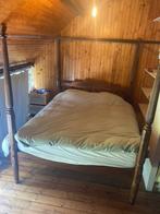 Hemelbed, Huis en Inrichting, Slaapkamer | Bedden, Ophalen, Gebruikt, Bruin, 200 cm