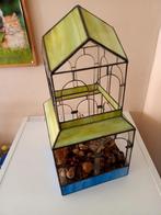 Originele handgemaakte Tiffany decoratie mini serrre zie fot, Ophalen, Zo goed als nieuw