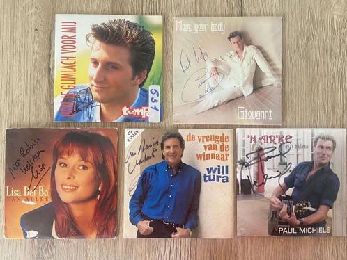 23 gesigneerde cd singles Vlaamse artiesten, Cd's en Dvd's, Cd's | Nederlandstalig, Gebruikt, Overige genres, Ophalen of Verzenden