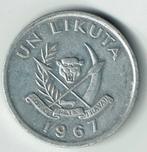 1 Likuta 1967 Congo, Postzegels en Munten, Munten | Afrika, Verzenden, Overige landen, Losse munt