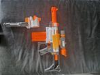 Fusil Nerf avec chargeur multi fléchettes plusieurs viseurs, Ophalen of Verzenden, Zo goed als nieuw