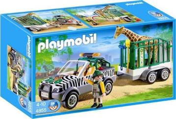 Playmobil 4855 dierentransport met aanhanger 