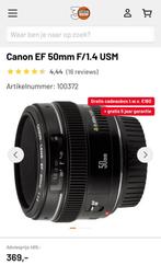 Canon lenzen, Audio, Tv en Foto, Foto | Lenzen en Objectieven, Ophalen of Verzenden, Zo goed als nieuw