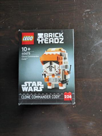 LEGO Star Wars Brickheadz 40675 Nouveau - Le Commandant Clon, Enlèvement ou Envoi, Neuf, Ensemble complet, Lego