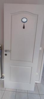 3 MOOIE GESCHILDERDE BINNEN DEUREN MET INOX KLINK EN SLOT, Ophalen, Zo goed als nieuw, Overige metalen