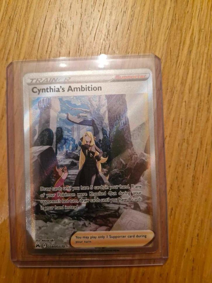 Cynthia's ambition, Hobby en Vrije tijd, Verzamelkaartspellen | Pokémon, Nieuw, Losse kaart, Verzenden