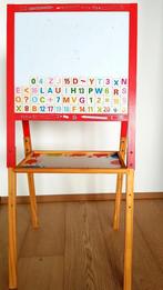 Chevalet d'art en bois pour enfants avec tableau double face, Ophalen, Zo goed als nieuw