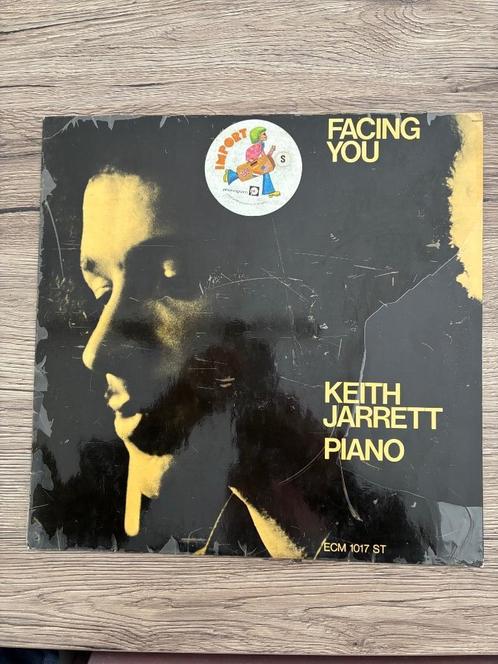 KEITH JARRET - FACING YOU, Cd's en Dvd's, Vinyl | Jazz en Blues, Zo goed als nieuw, Jazz, 1980 tot heden, Overige formaten, Ophalen of Verzenden