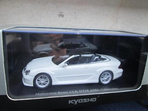 Kyosho 1:43 Mercedes-Benz CLK DTM AMG Cabrio weiß, Hobby en Vrije tijd, Modelauto's | 1:43, Zo goed als nieuw, Auto, Kyosho, Ophalen of Verzenden