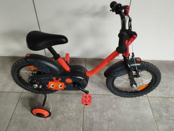 Kinderfiets met zijwieltjes 14 inch btwin beschikbaar voor biedingen