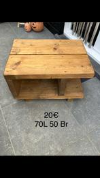 Salontafel, Huis en Inrichting, Tafels | Salontafels, Ophalen, 50 tot 100 cm, 50 tot 75 cm, Teakhout