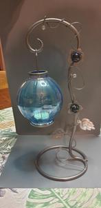 Photophore bleu et gris, Enlèvement ou Envoi, Comme neuf, Bleu